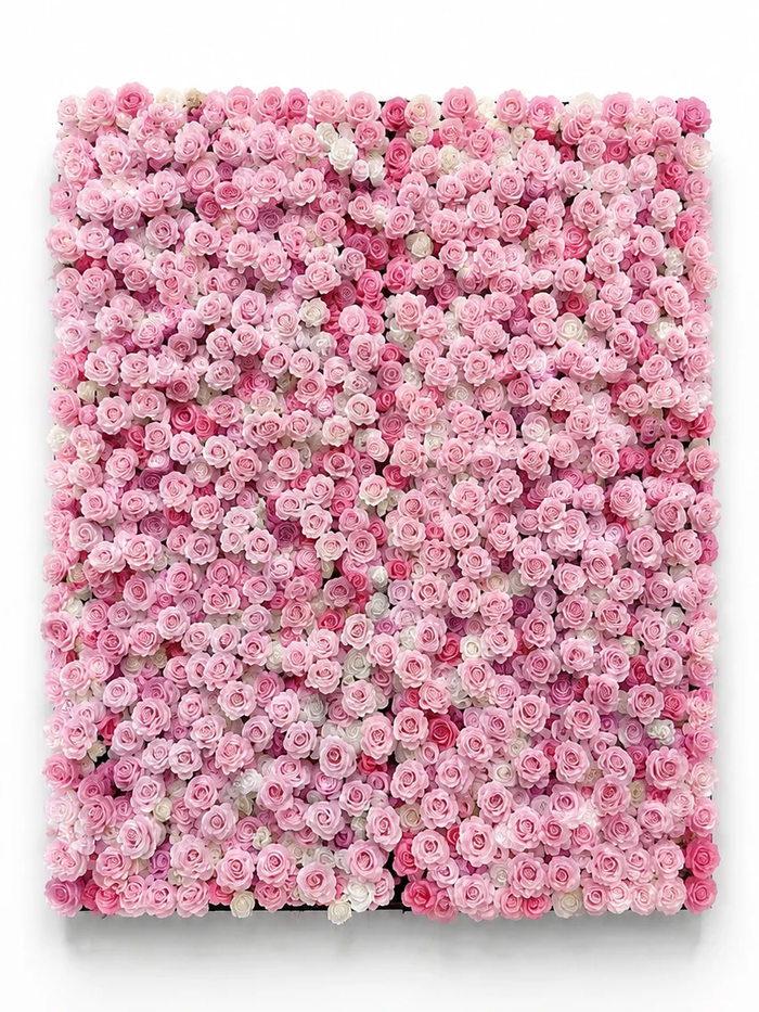 دیوار گل سه بعدی رویای صورتی (1)