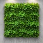 پنل دیوار سبز (گرین وال) سیکاس 50×50 (2)